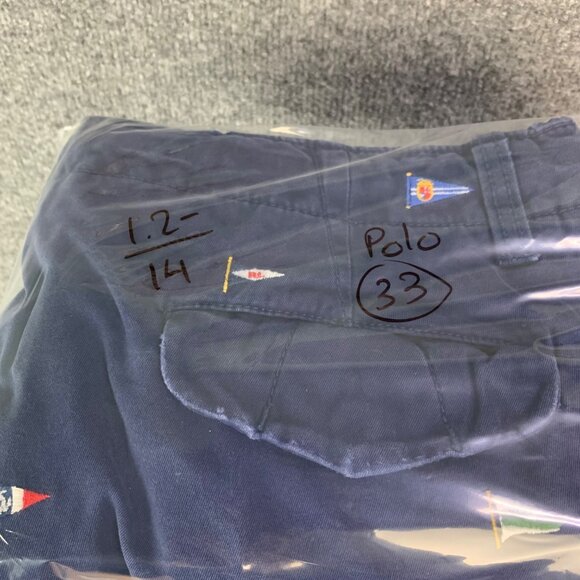 Polo Ralph Lauren Short Mens Sz 33 Nautical Flags Knots All Over Embroidered - Picture 10 of 10
